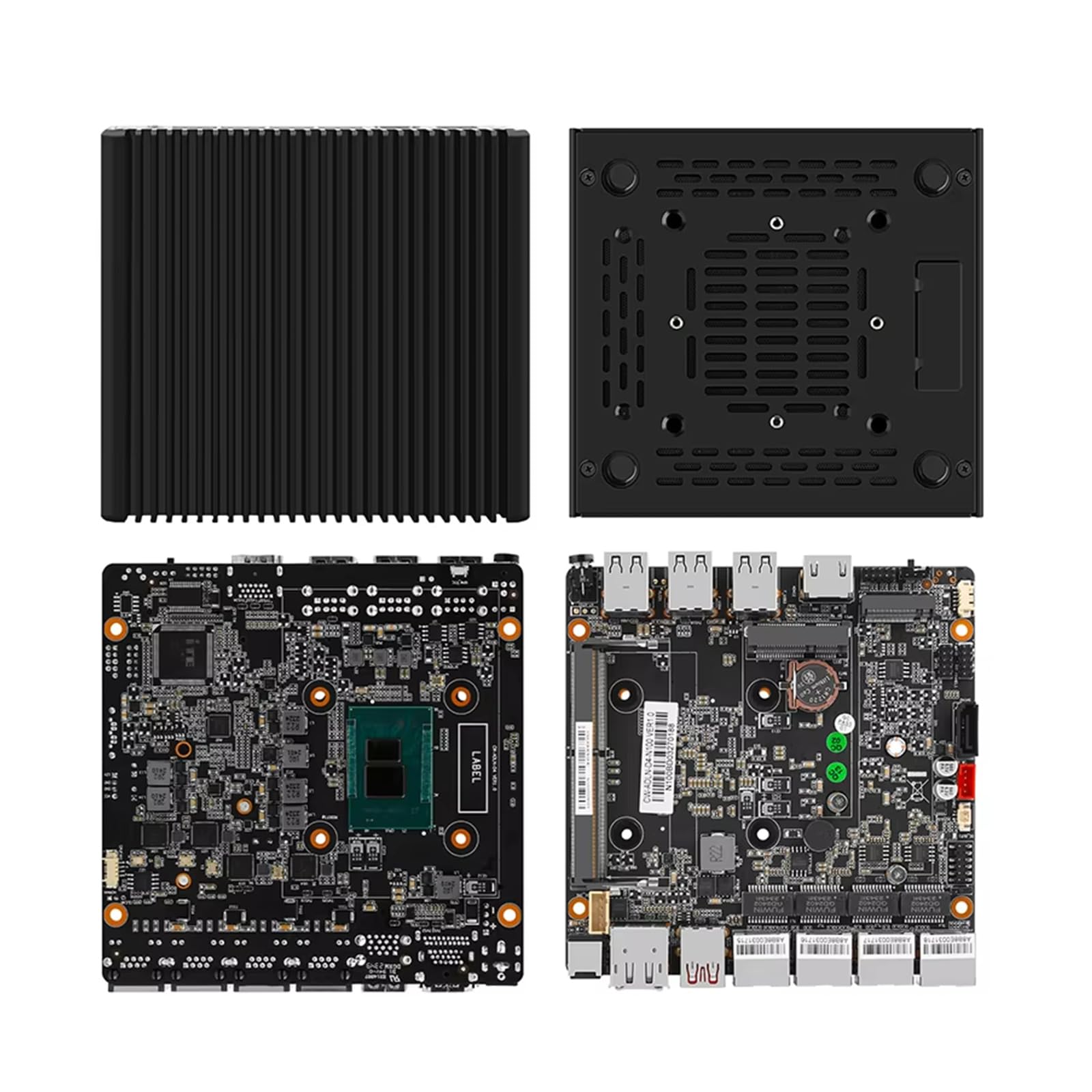 Core i3-N305 Fanless Mini PC,4*i226-V 2.5G,16GB DDR4 128GB